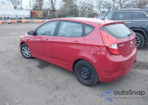 2012 Hyundai Accent Gs z USA, uszkodzony, nr VIN KMHCT5AE1CU043878